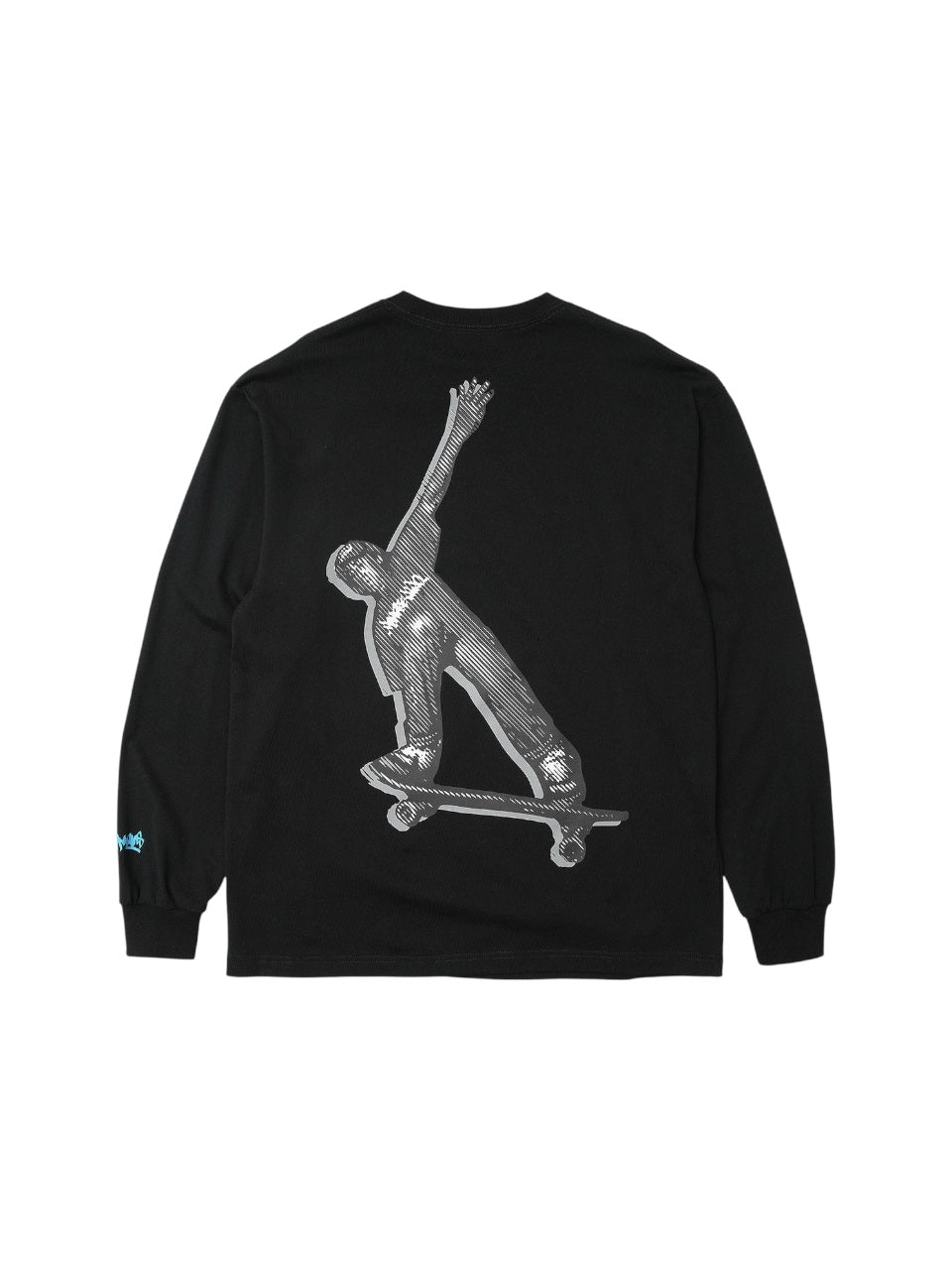 【Hombre Nino - オンブレニーニョ】L/S PRINT TEE / BLACK (ロンT/ブラック)