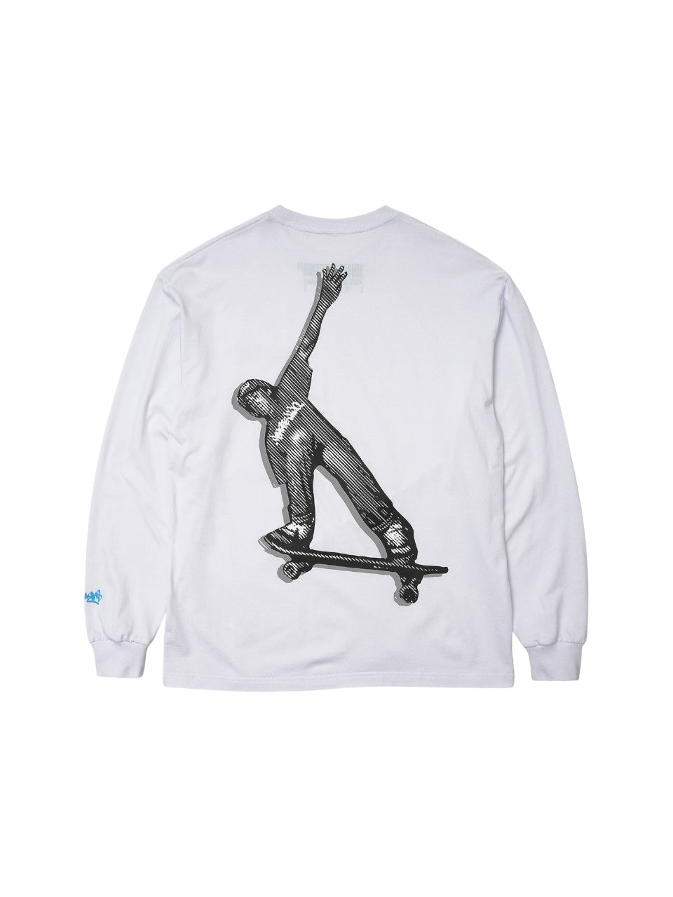 【Hombre Nino - オンブレニーニョ】L/S PRINT TEE / WHITE (ロンT/ホワイト)