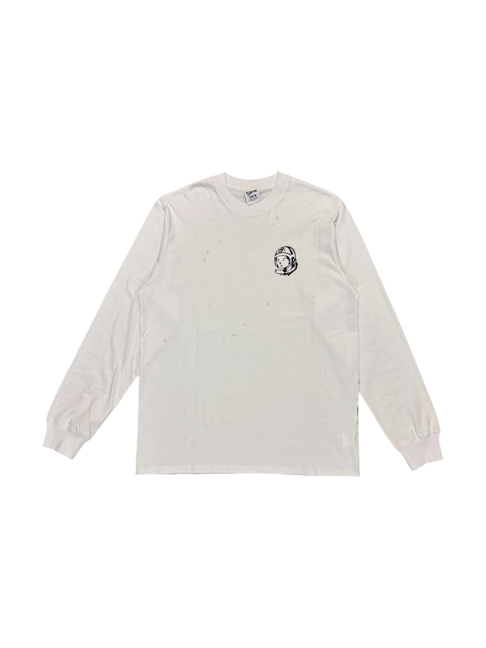 【Billionaire Boys Club-ビリオネアボーイズクラブ】 BB OBLIVION PAINT SPLATTER LS T-SHIRT / WHITE (ロンT/ホワイト)