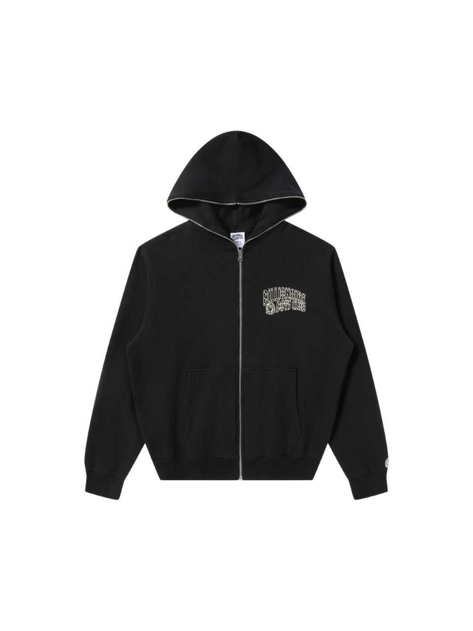 【Billionaire Boys Club-ビリオネアボーイズクラブ】 BB SMALL CURVE ZIP FRONT HOODIE / BLACK (フーディー/ブラック)