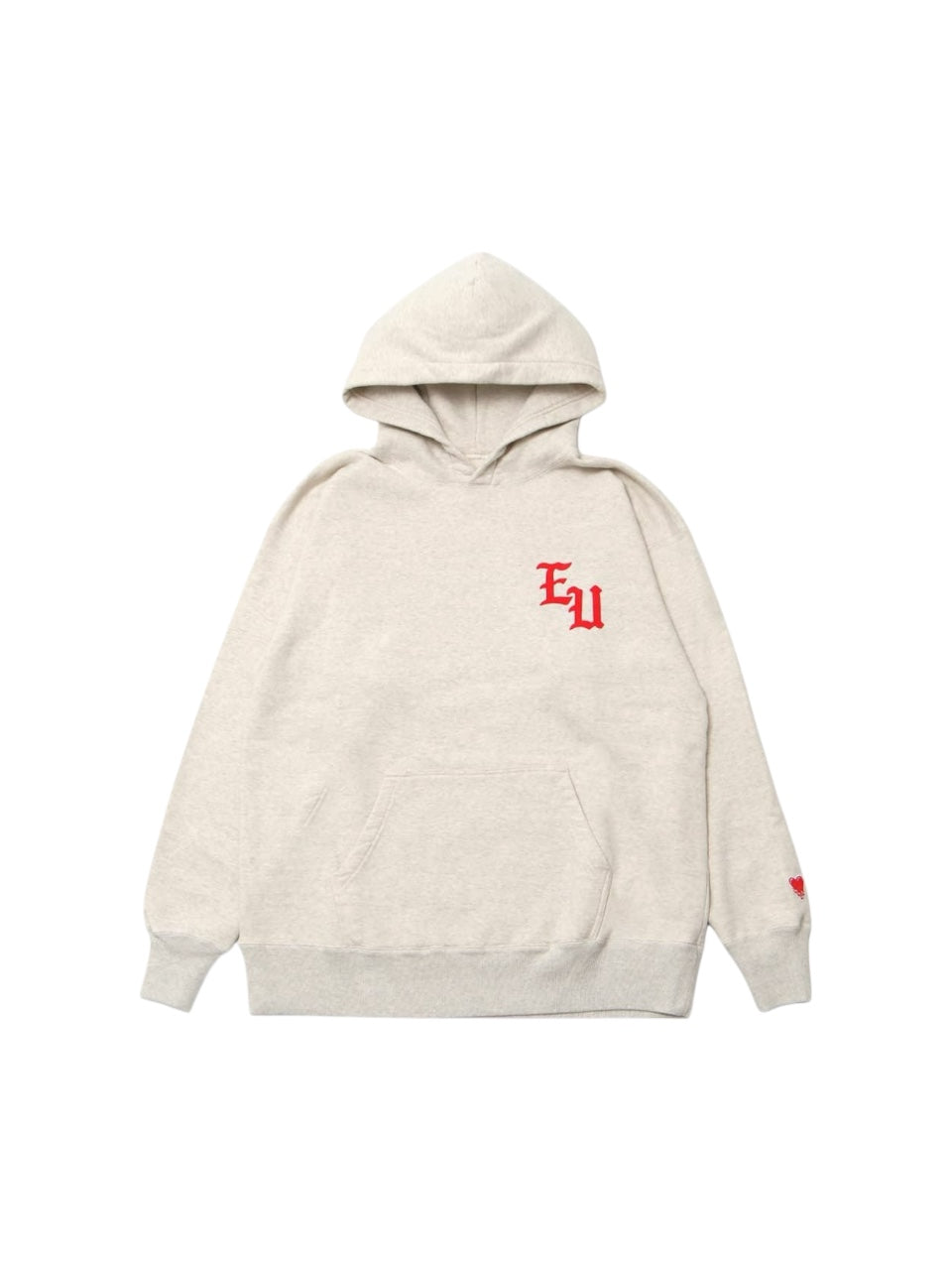 【EMOTIONALLY UNAVAILABLE - エモーショナリー アンアベイラブル】EU LOGO CL HOODIE / IVORY (フーディ/アイボリー)