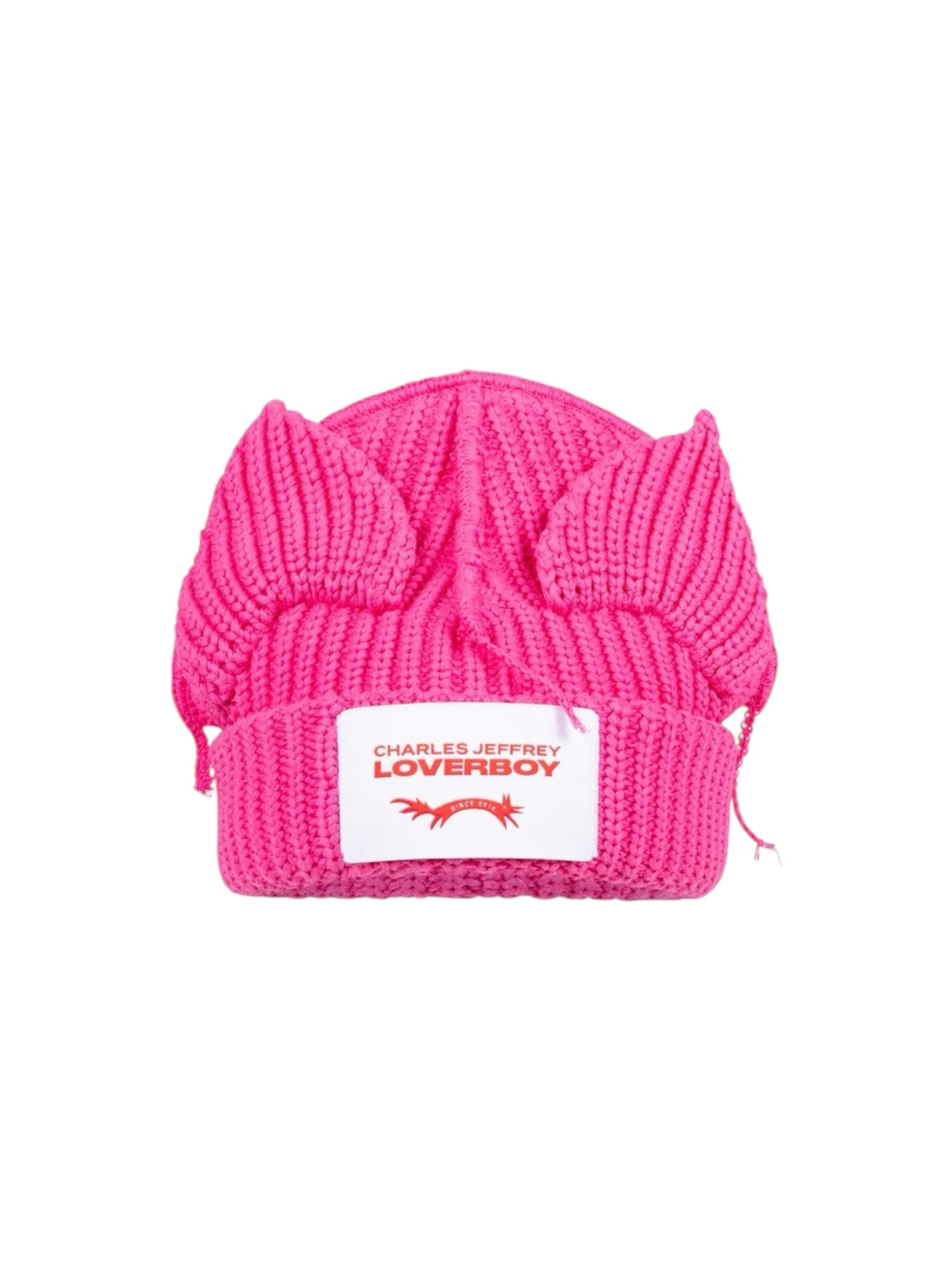 【Charles Jeffrey Loverboy - チャールズ ジェフリー ラバーボーイ】CHUNKY EARS BEANIE / PINK (ビーニー/ピンク)