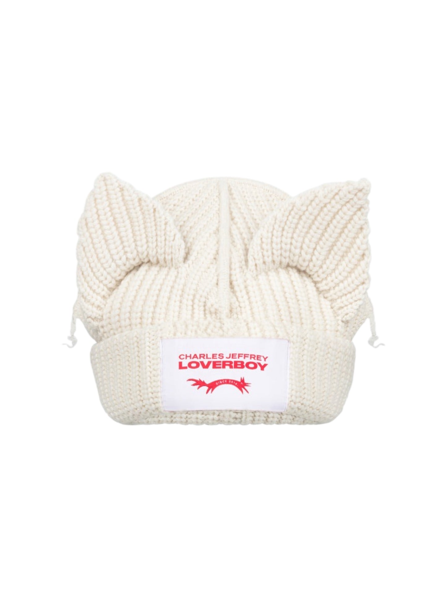 【Charles Jeffrey Loverboy - チャールズ ジェフリー ラバーボーイ】CHUNKY EARS BEANIE / ECRU (ビーニー/エクリュ)