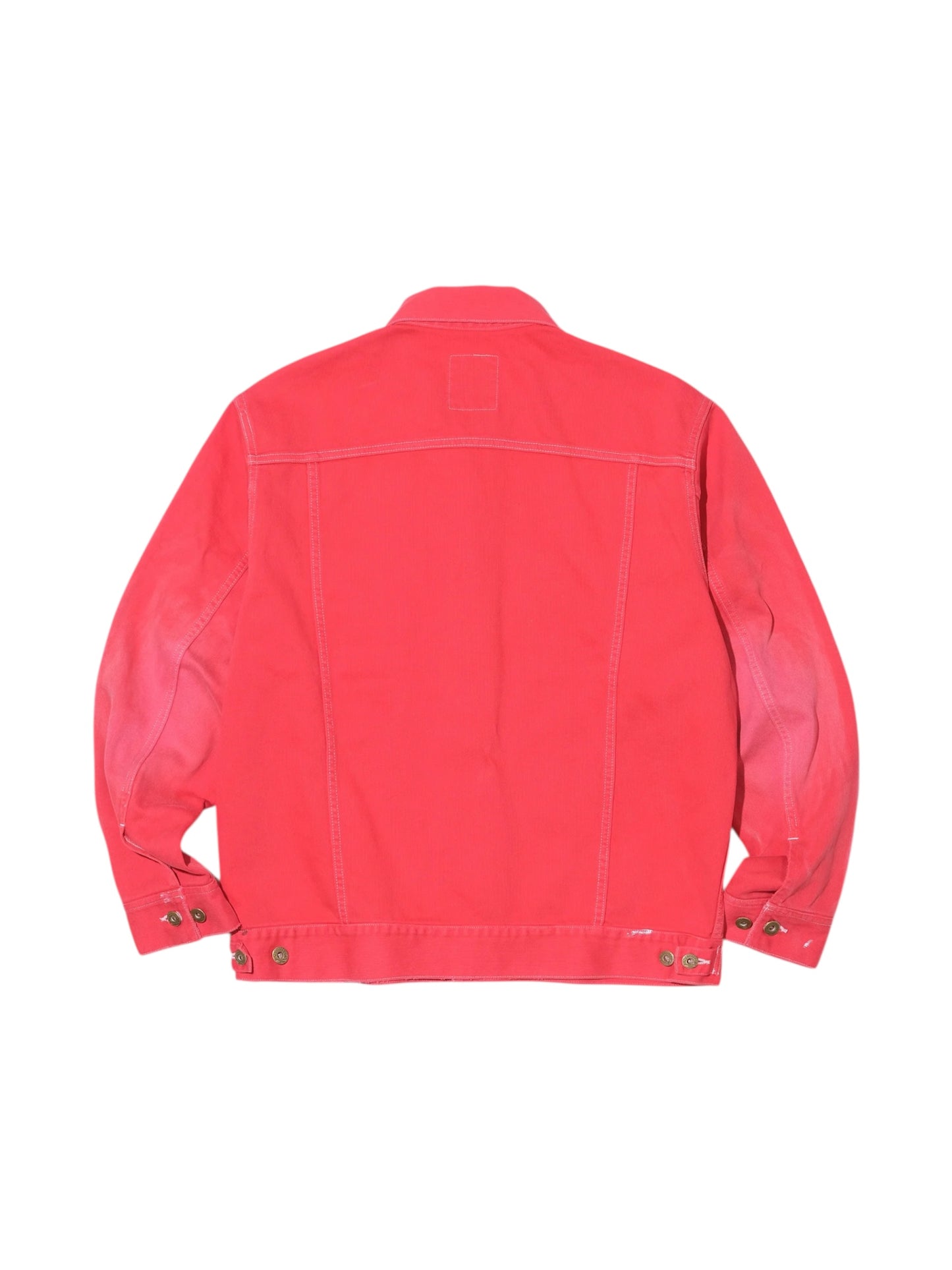 【SWJP - エスダブリュージェイピー】PIQUE TRUCKER JACKET / RED(ジャケット/レッド)
