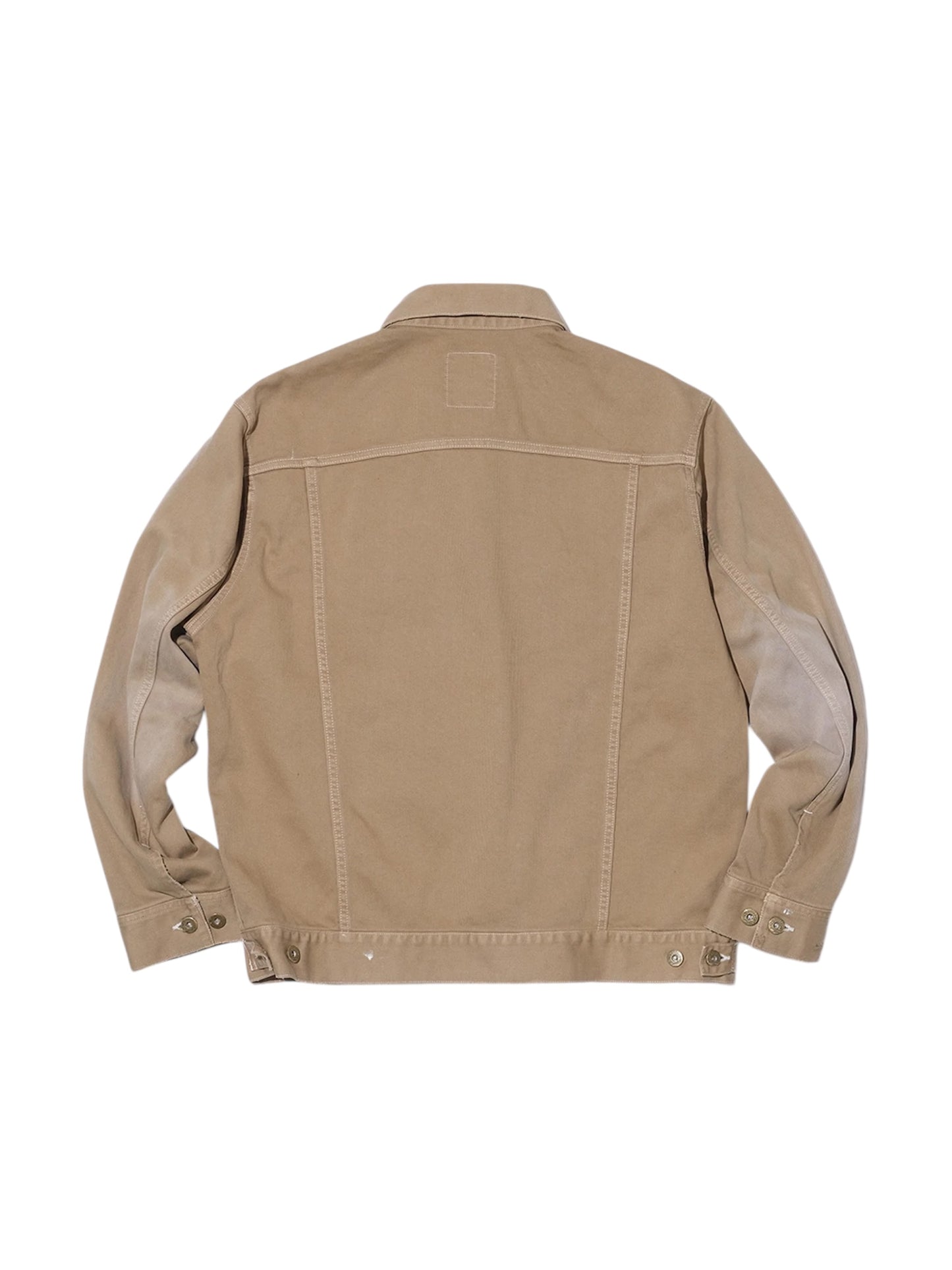 【SWJP - エスダブリュージェイピー】PIQUE TRUCKER JACKET / BEIGE(ジャケット/ベージュ)
