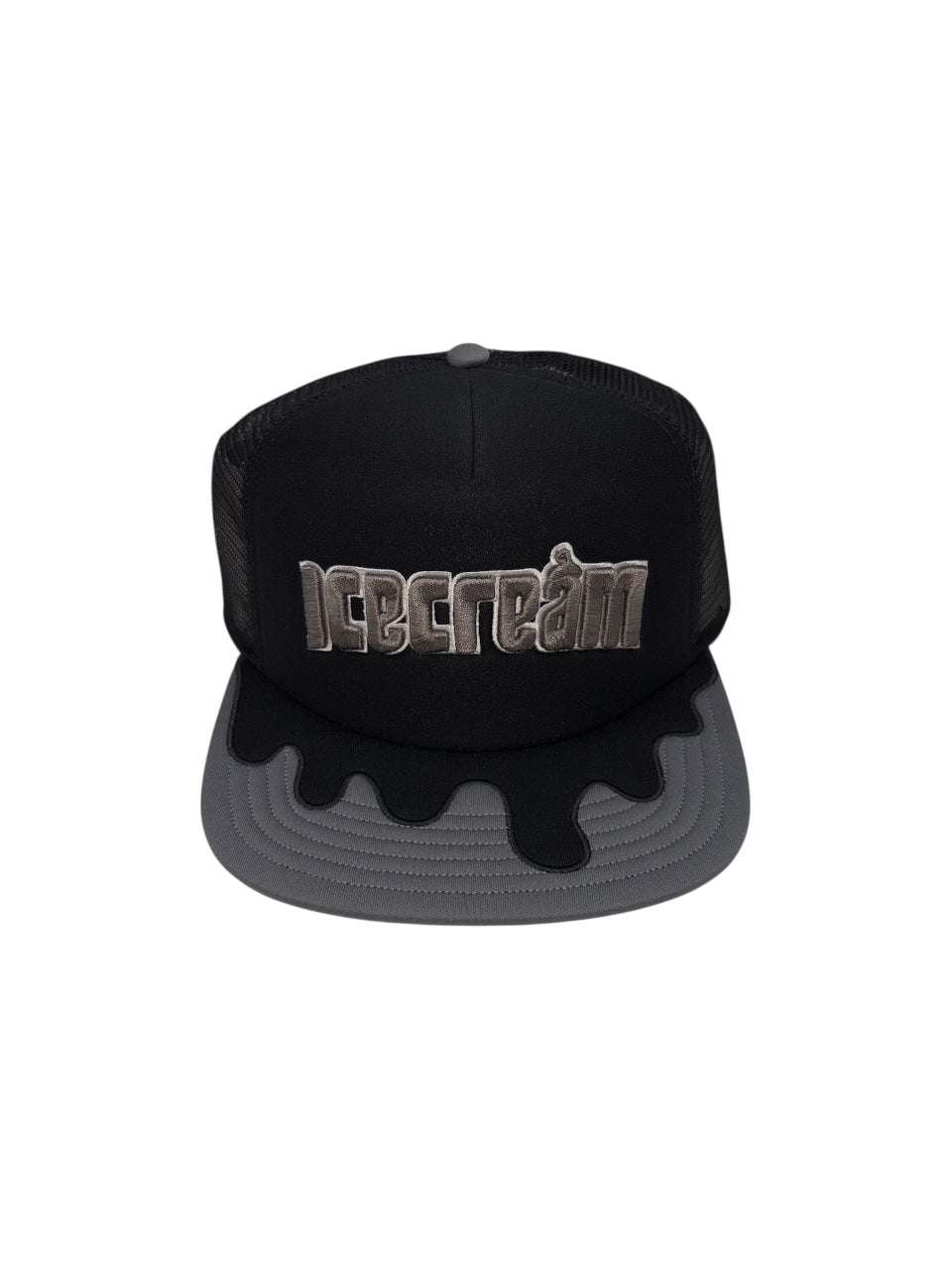【ICE CREAM - アイスクリーム】DRIPPY TRUCKER HAT / BLACK (キャップ/ブラック)