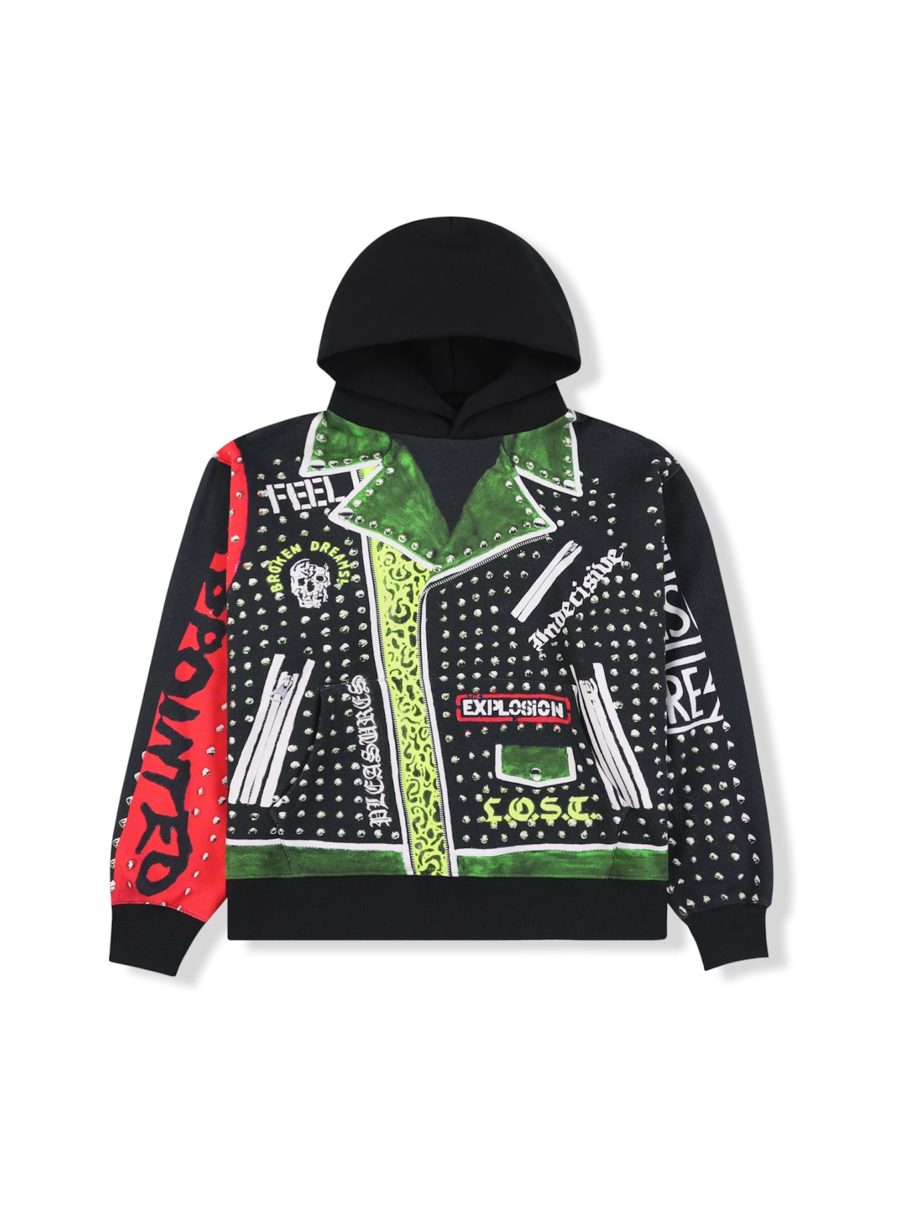 PLEASURES - プレジャーズ】EXPLOSION HOODIE / BLACK (フーディー