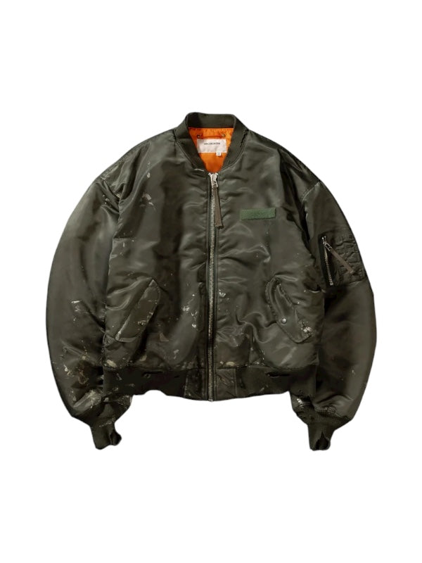 ANACHRONORM - アナクロノーム】AN395 DIRTY NYLON MA-1 / OLIVE