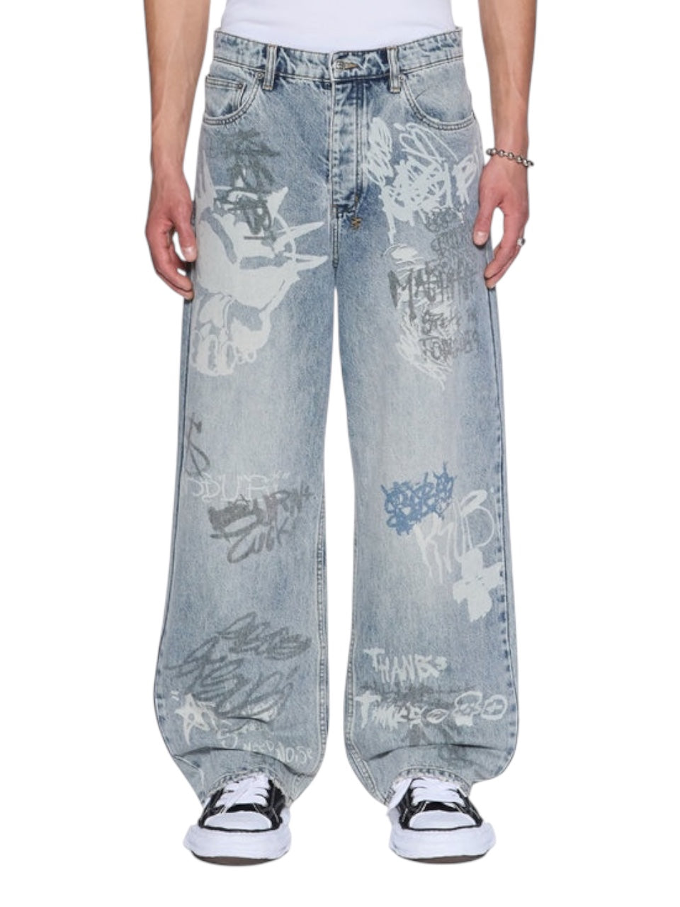 美品 ksubi スビ デニムパンツ 38インチ USドリル ヒップホップ KSUBI - スビ】MAXX ROGUE BLUE GRAFFITI / BLUE (パンツ/ブルー