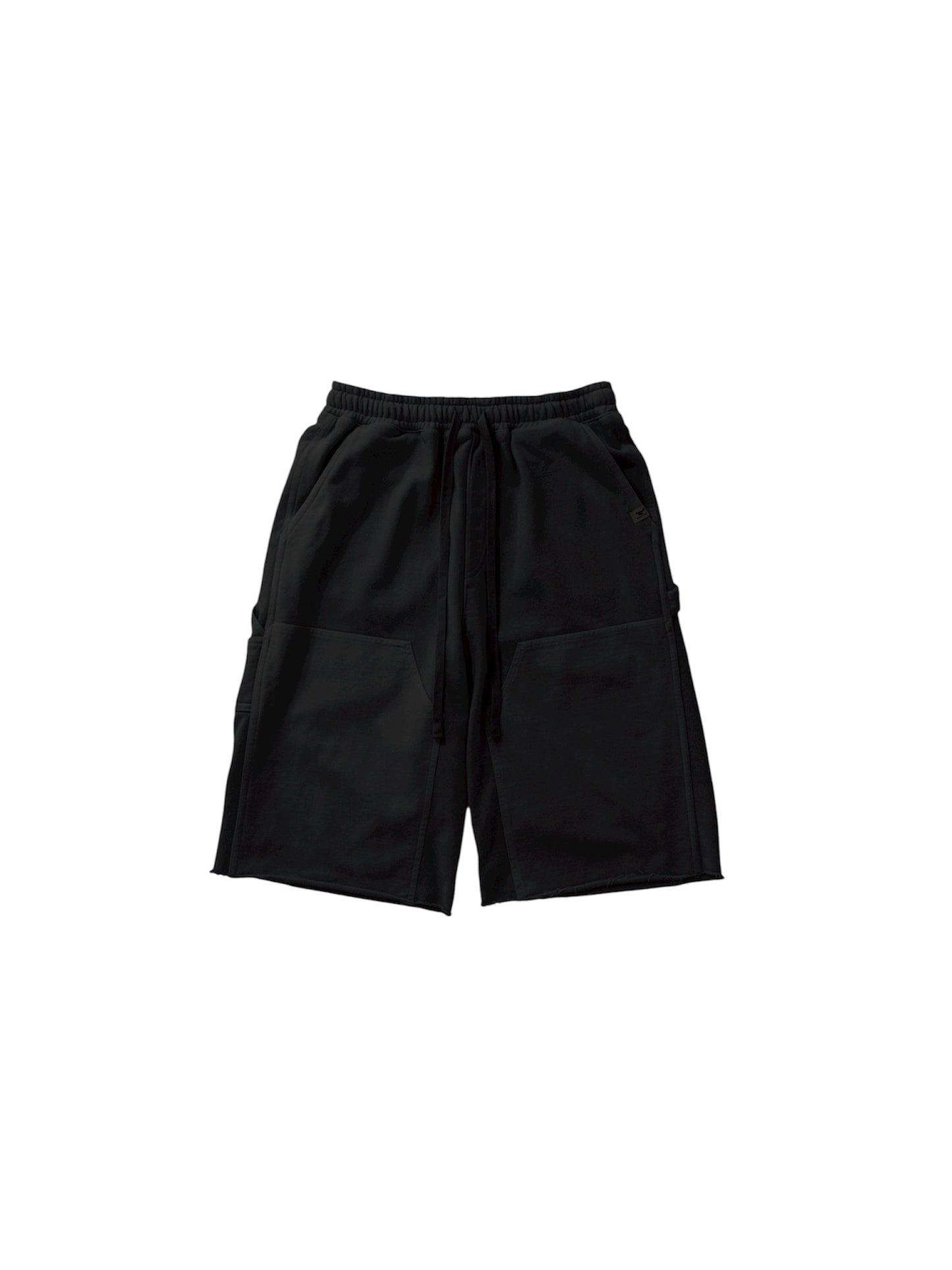 【Perfect ribs® × Y.A.R.N.】Double Knee Shorts / Black(ショーツ/ブラック)