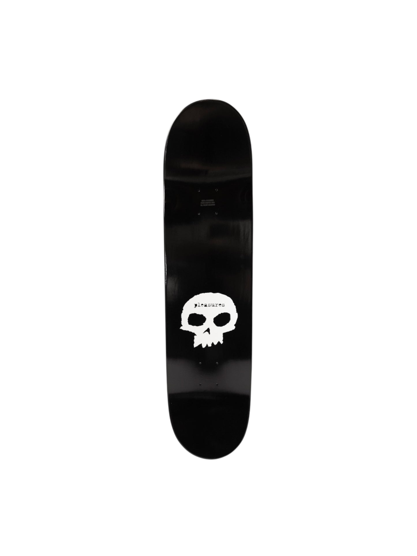 【PLEASURES - プレジャーズ】SKULLS SKATE DECK / BLACK (デッキ/ブラック)