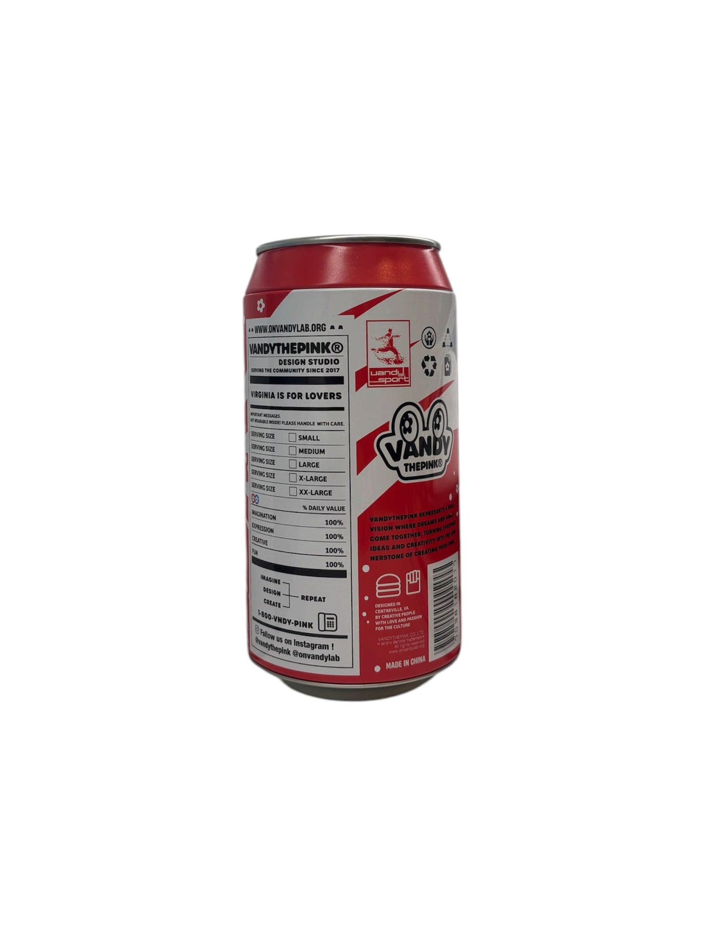 【VANDY THE PINK - ヴァンディー・ザ・ピンク】SODA CAN BOXER / BLACK (キャップ/ブラック)