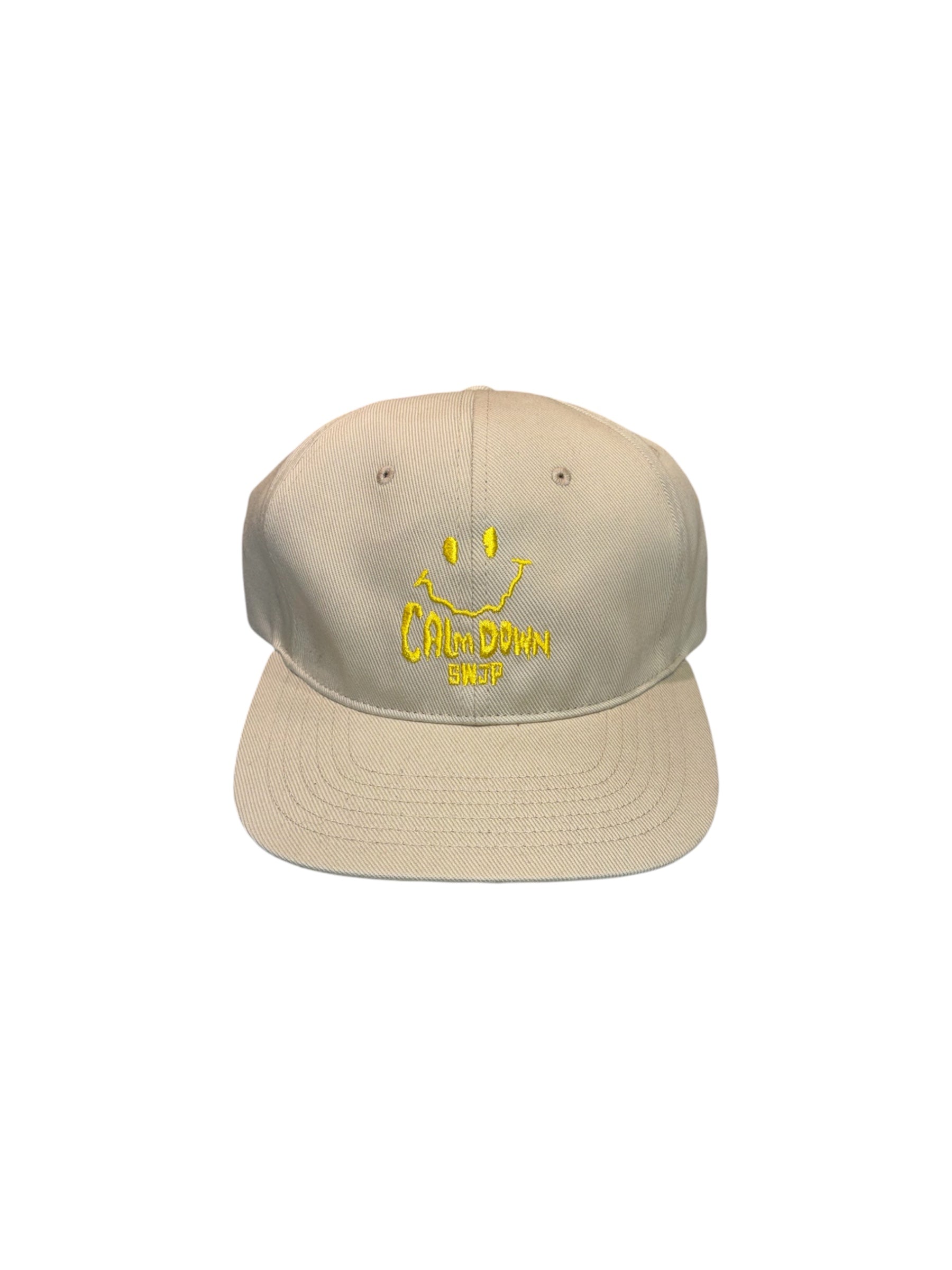 SWJP - エスダブリュージェイピー】CALM DOWN CAP / BEIGE (キャップ