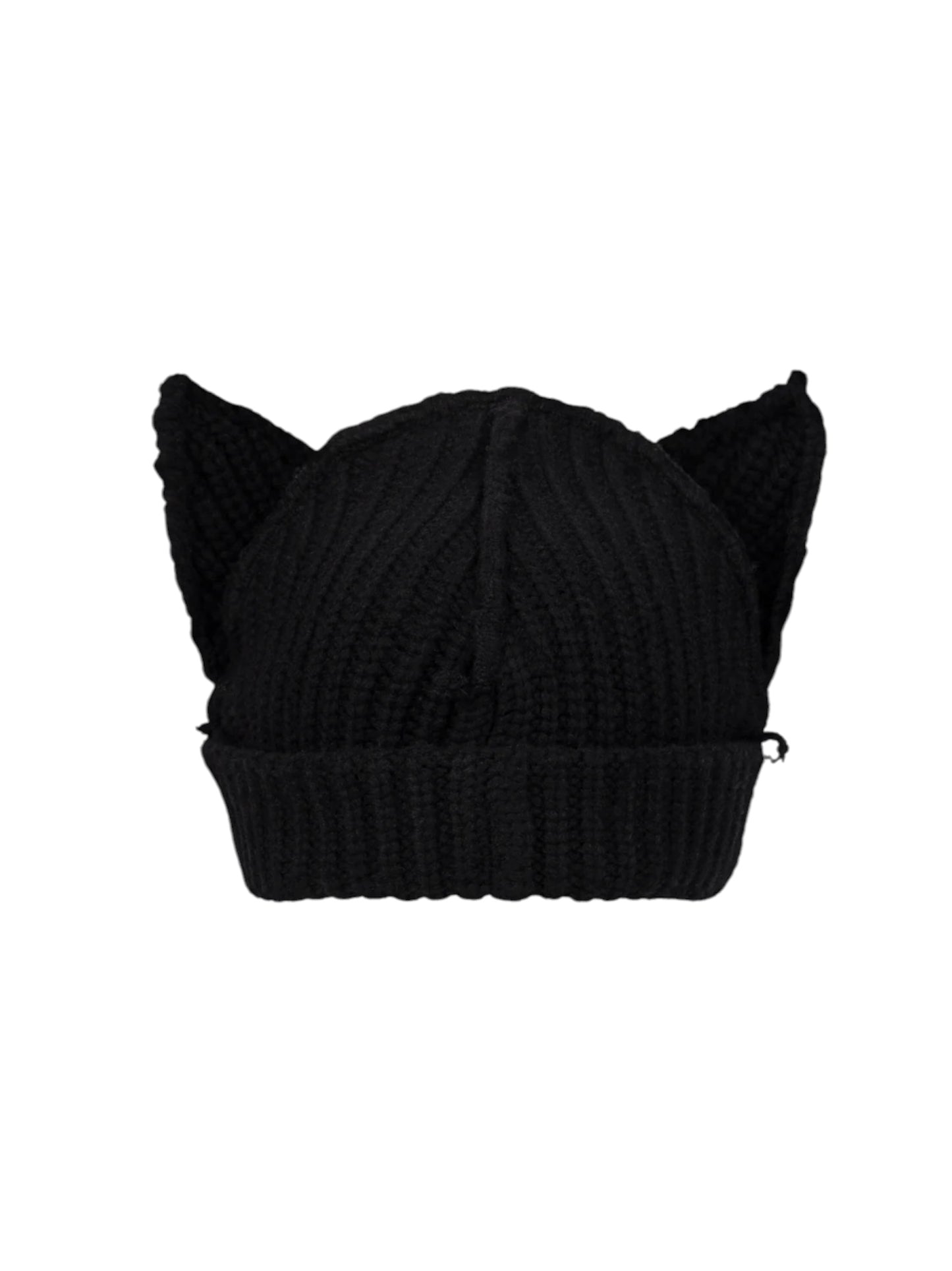 【Charles Jeffrey Loverboy - チャールズ ジェフリー ラバーボーイ】CHUNKY EARS BEANIE / BLACK ECRU (ビーニー/ブラックエクリュ)