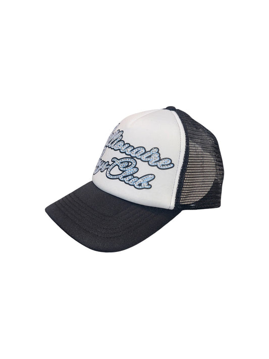 【Billionaire Boys Club-ビリオネアボーイズクラブ】 DIAMOND SCRIPT TRUCKER CAP / BLACK (キャップ/ブラック)