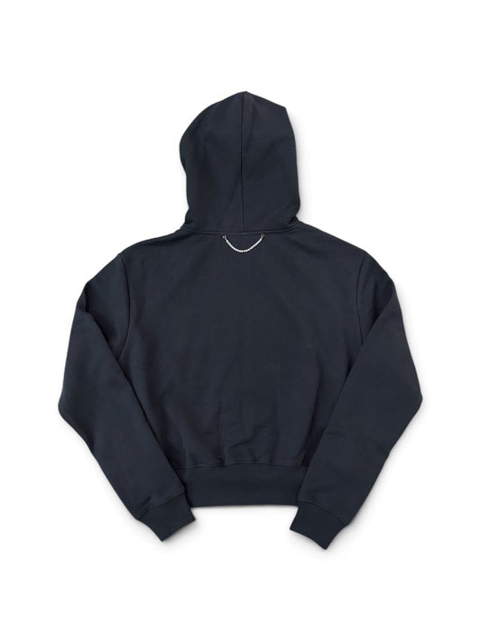 【KIMHEKIM - キムヘキム】ASH BUTTON ZIP-UP HOODIE (フーディー/ネイビー)