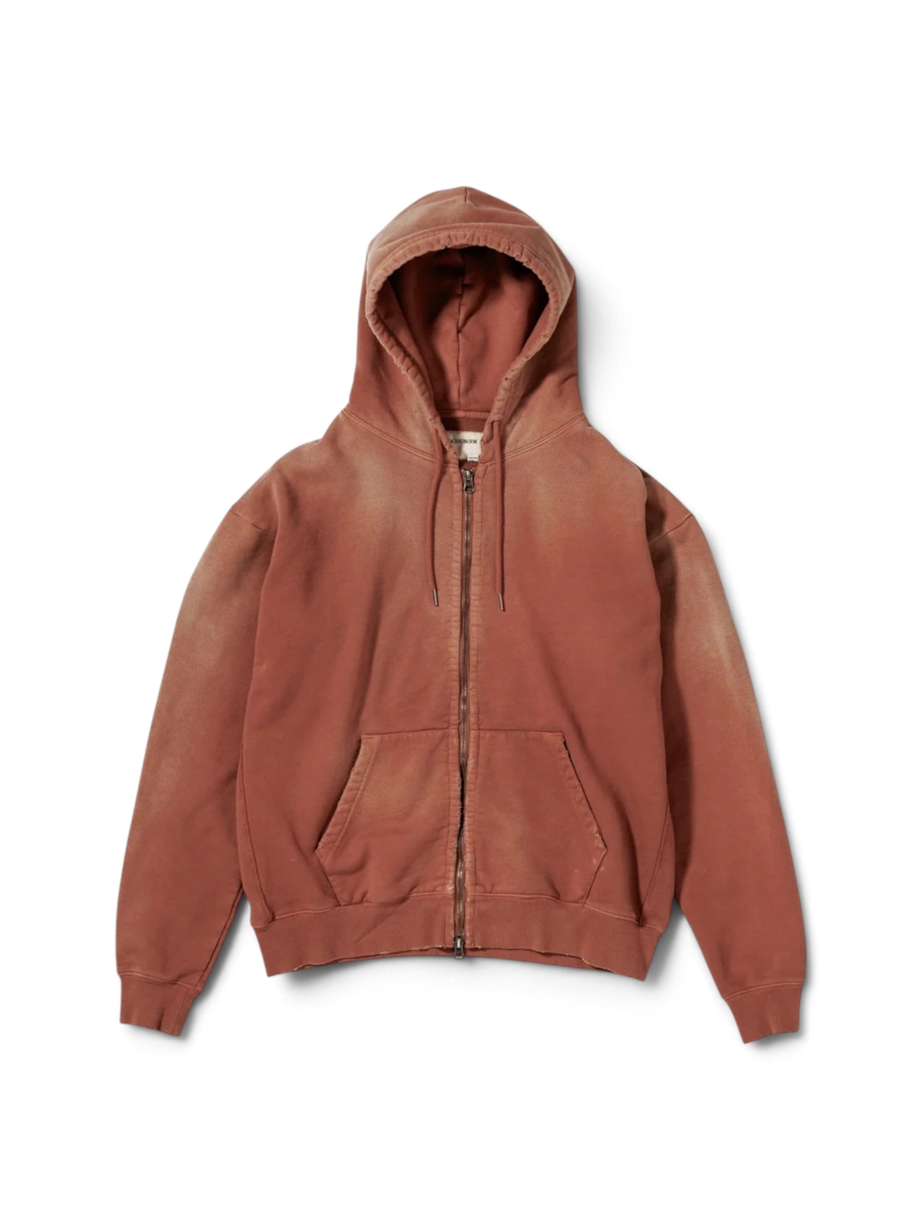 ANACHRONORM - アナクロノーム】FADED FULL ZIP HOODIE / ORANGE