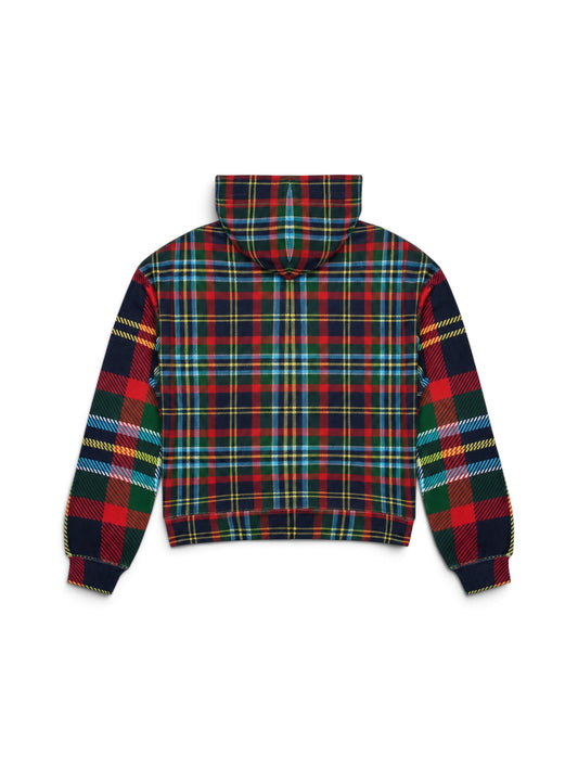 【VANDY THE PINK - ヴァンディー・ザ・ピンク】PLAID HOODIE / MULTI (パーカー/マルチ)