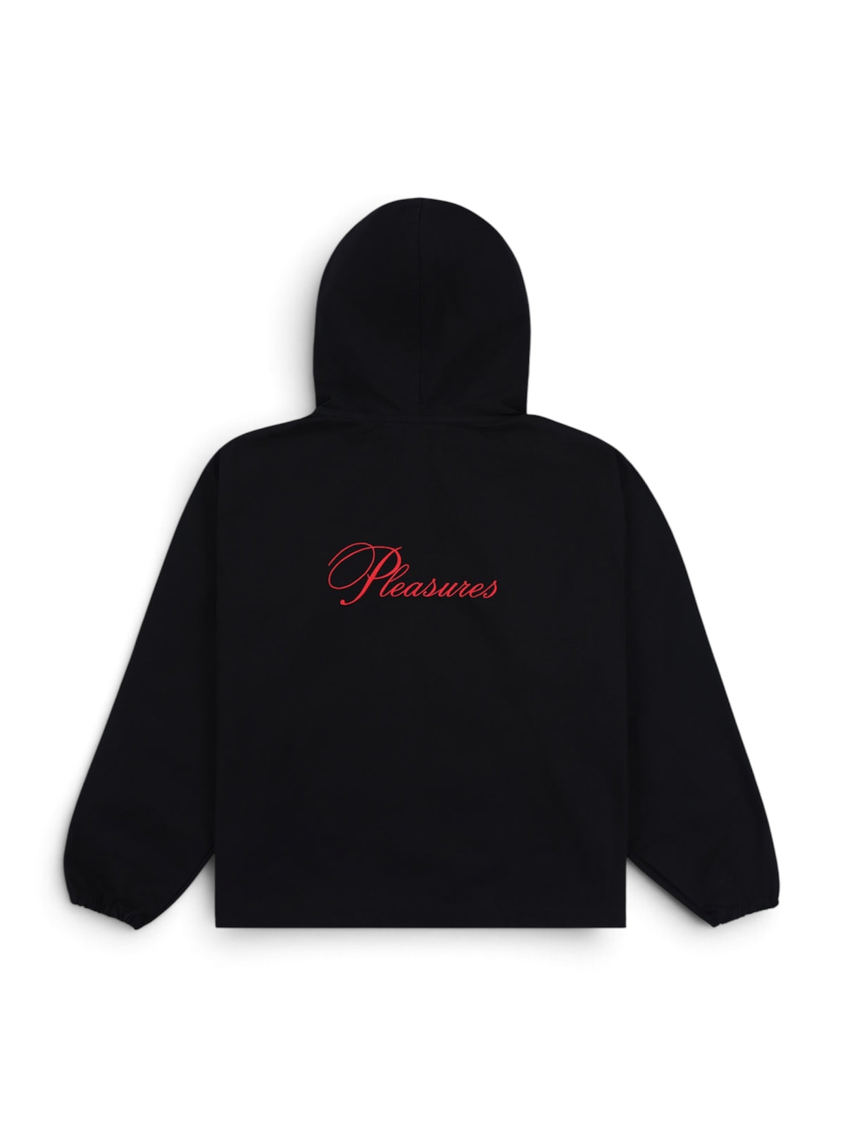 【PLEASURES - プレジャーズ】GOOD TIME ZIP PONCHO HOODIE / BLACK (フーディ/ブラック)