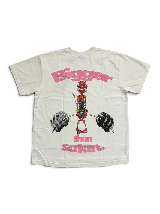 【HELLSTAR - ヘルスター】MUSCLE BEACH T-SHIRT / WHITE (Tシャツ/ホワイト)