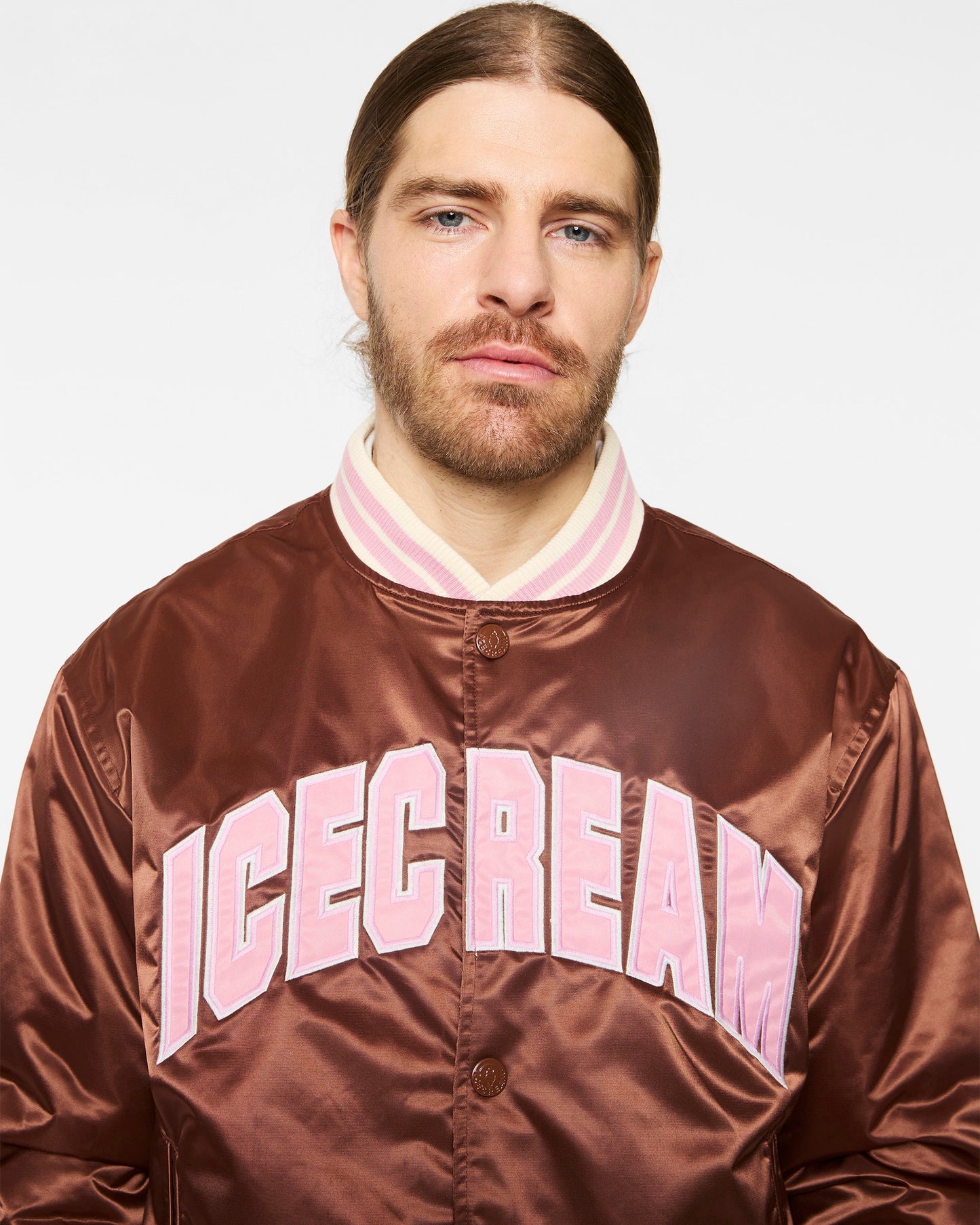 【ICE CREAM - アイスクリーム】ICE UNIVERSITY JACKET/BROWN (ジャケット/ブラウン)