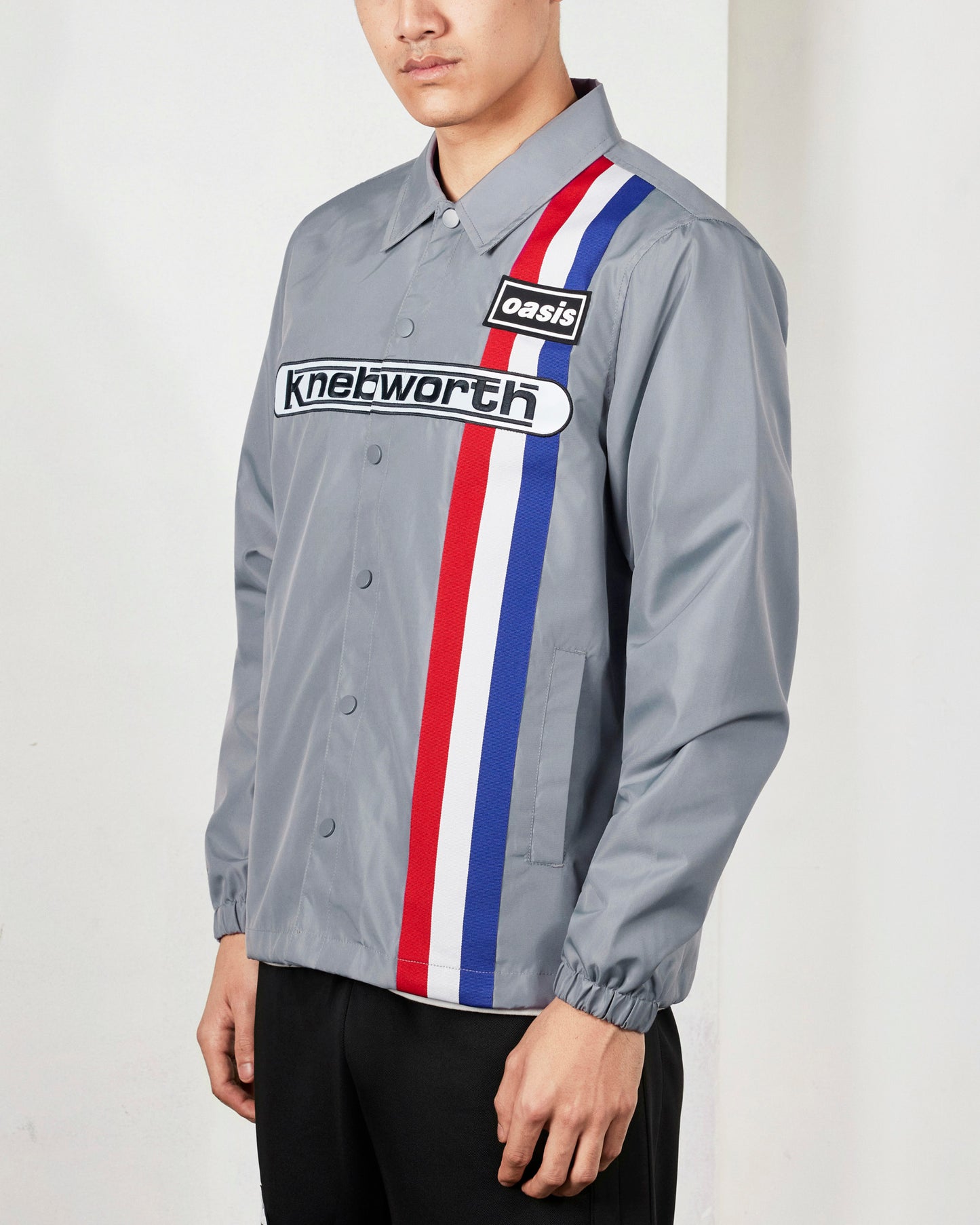 【PLEASURES - プレジャーズ】SUPERSONIC COACH JACKET / STEEL (コーチジャケット/スチール)