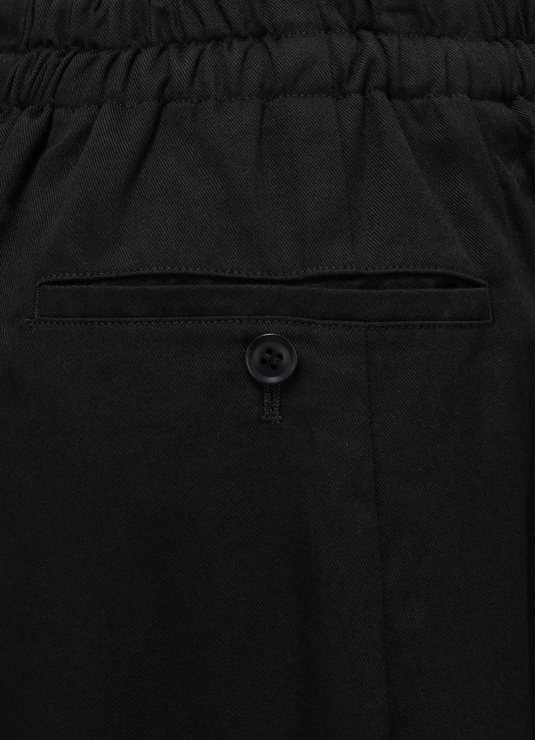 【Y's - ワイズ】Y's BORN PRODUCT DOUBLE GATHER PANTS/ BLACK (パンツ/ブラック)