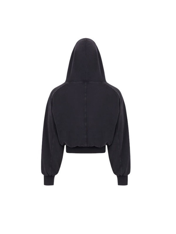 【entire studios - エンタイアスタジオ】double double hoodie / WASHED BLACK(フーディ/ウォッシュドブラック)