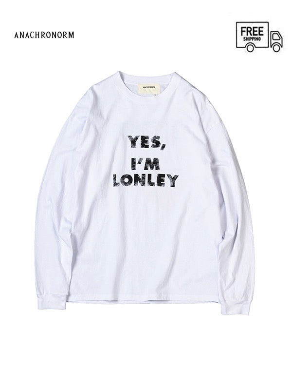 【ANACHRONORM - アナクロノーム】AN310 SUB MESSAGE L/S T-S / WHITE（ロンT/ホワイト）