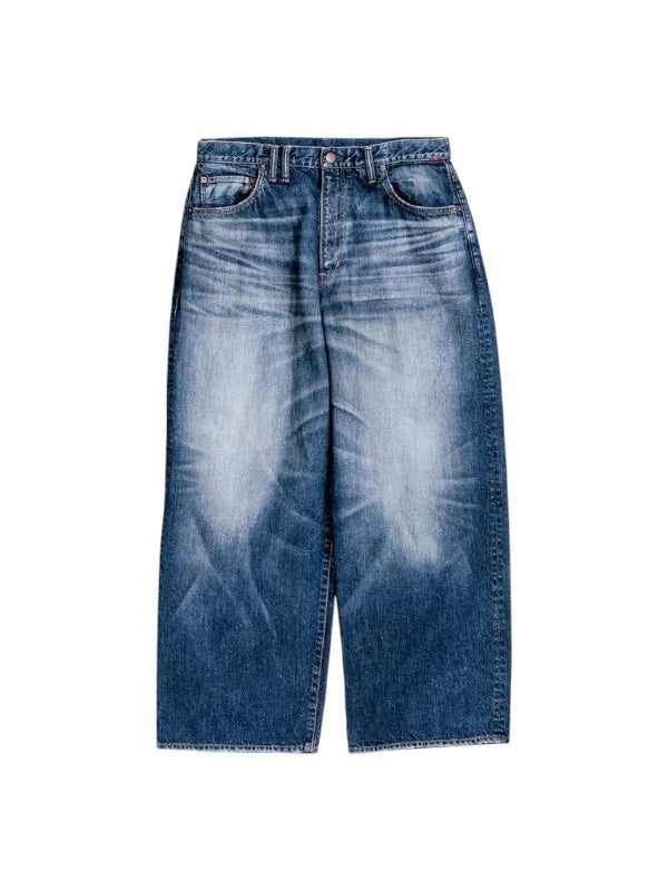 ANACHRONORM - アナクロノーム】AGING WIDE 5P DENIM PANTS / INDIGO