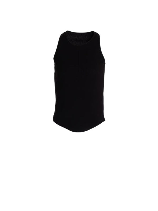 【LIMI feu - リミフゥ】C/ RIB LAYERED CARDIGAN T / BLACK (カーディガン/ブラック)
