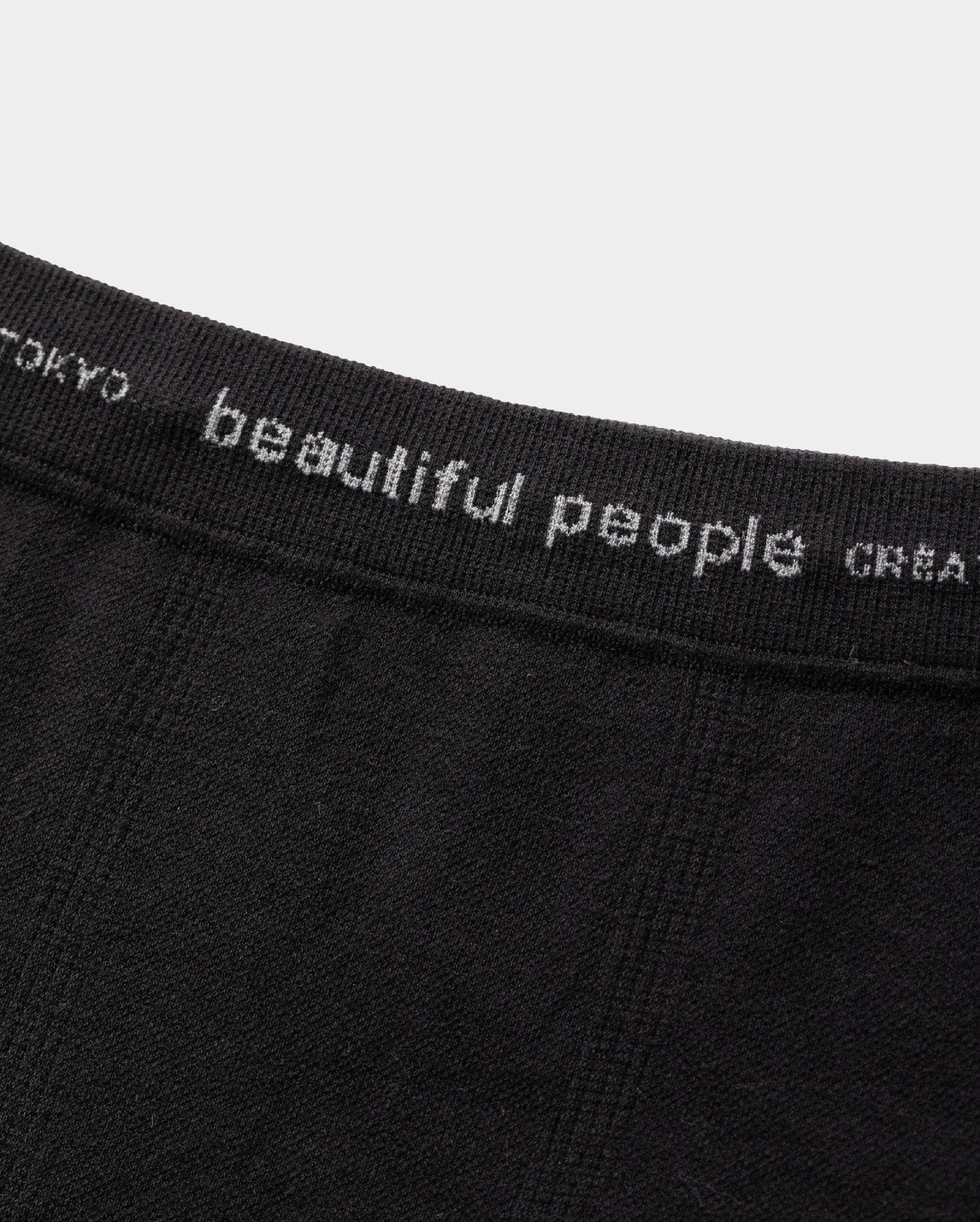 【beautiful people - ビューティフルピープル】WACOAL MEN÷bp boxer pants / BLACK (パンツ/ブラック)