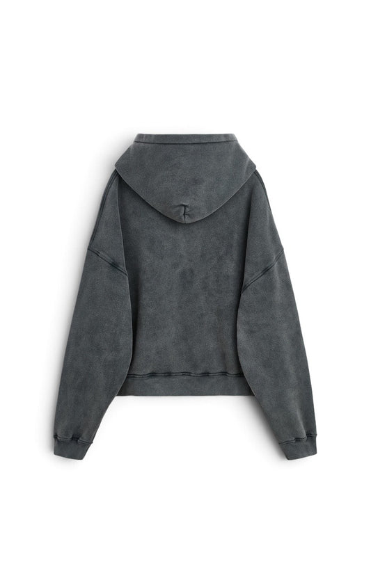 【SUN FLOWER - サンフラワー】Hood Sweat / Antracite Washed (フーディー/アントラサイトウォッシュド)