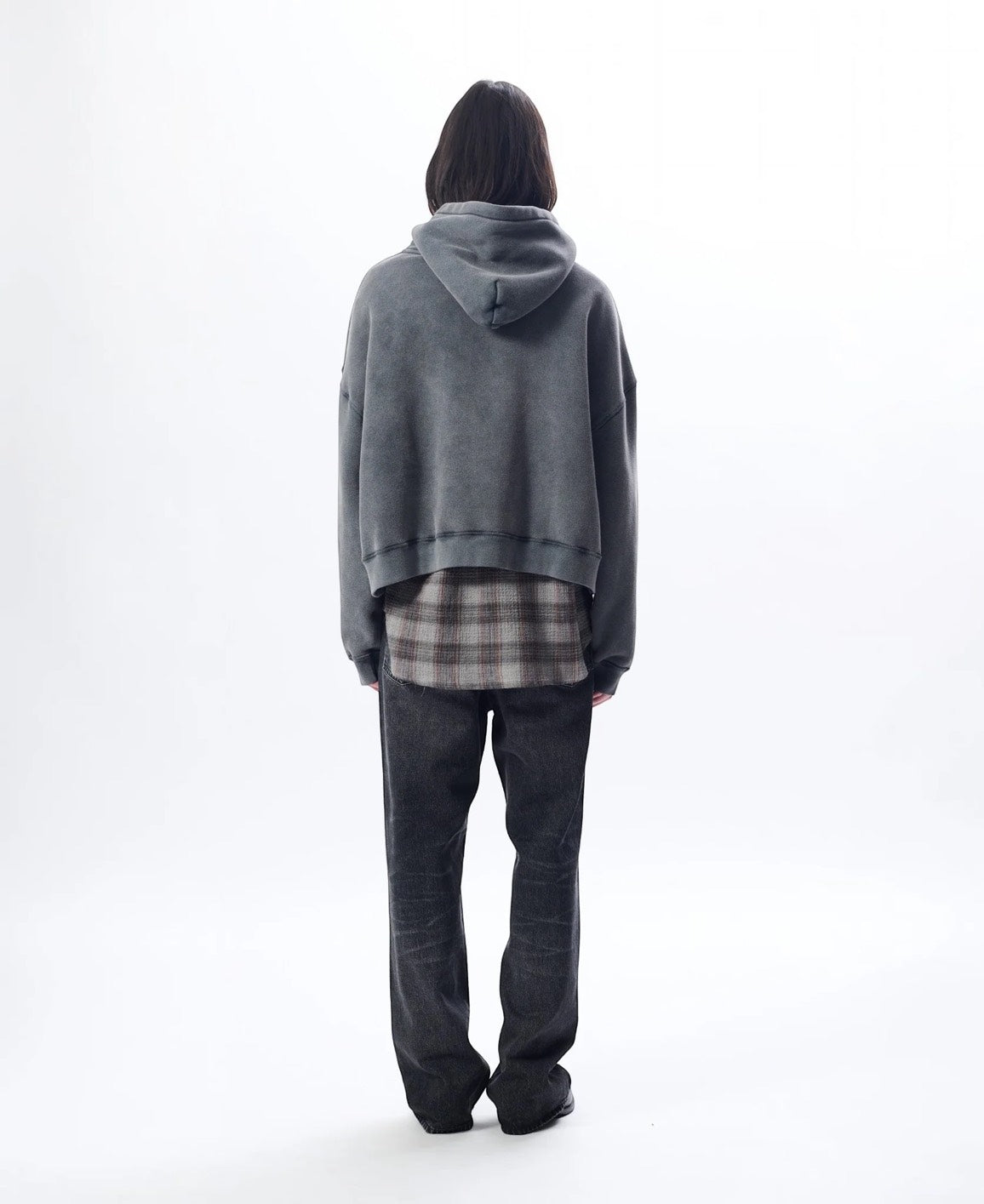 【SUN FLOWER - サンフラワー】Hood Sweat / Antracite Washed (フーディー/アントラサイトウォッシュド)