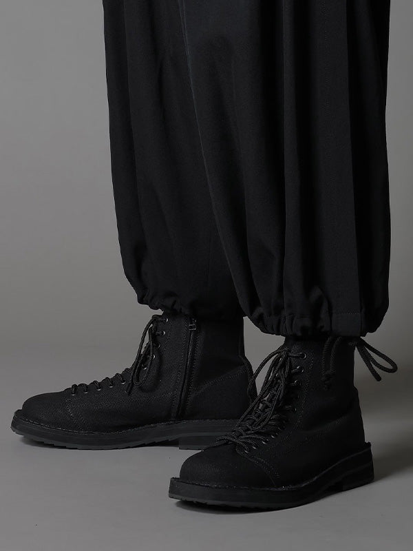 【Ground Y - グラウンドワイ】WOOL GABARDINE BALLOON PANTS / BLACK(パンツ/ブラック)