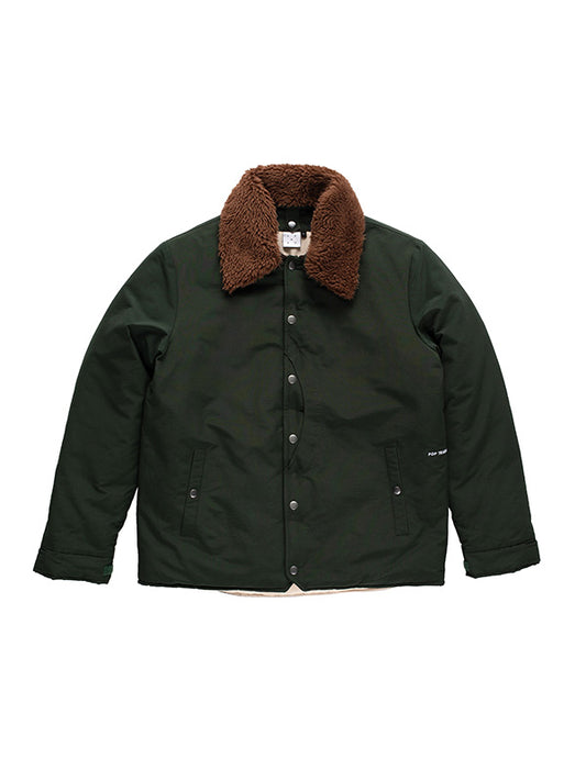 【POP TRADING COMPANY - ポップ トレーディング カンパニー】PADDED JACKET / DUFFL GREEN(アウター/グリーン)