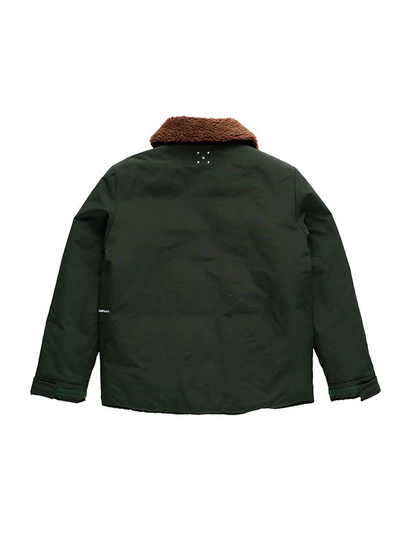 【POP TRADING COMPANY - ポップ トレーディング カンパニー】PADDED JACKET / DUFFL GREEN(アウター/グリーン)