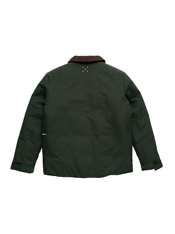 【POP TRADING COMPANY - ポップ トレーディング カンパニー】PADDED JACKET / DUFFL GREEN(アウター/グリーン)