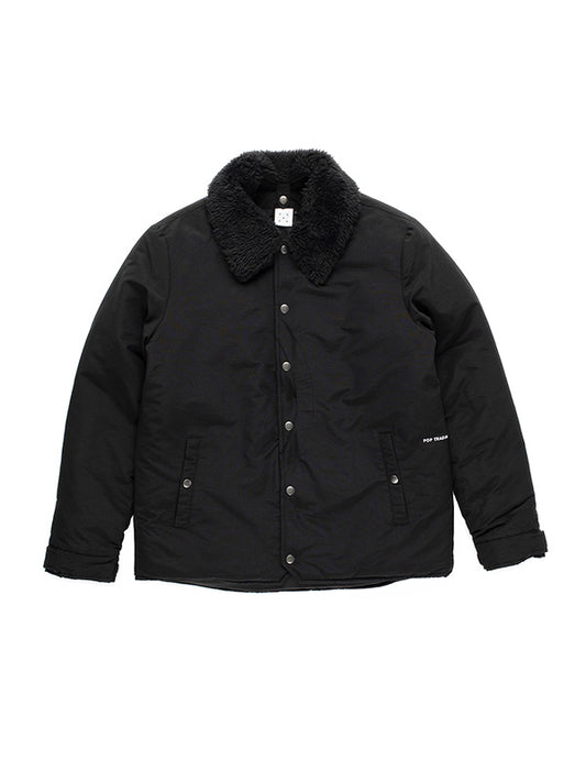 【POP TRADING COMPANY - ポップ トレーディング カンパニー】PADDED JACKET / BLACK(アウター/ブラック)