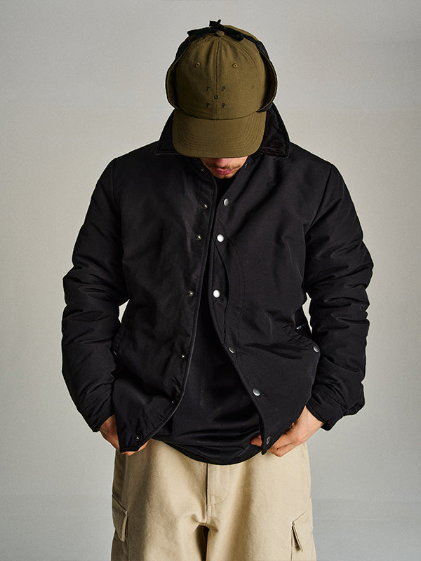 【POP TRADING COMPANY - ポップ トレーディング カンパニー】PADDED JACKET / BLACK(アウター/ブラック)