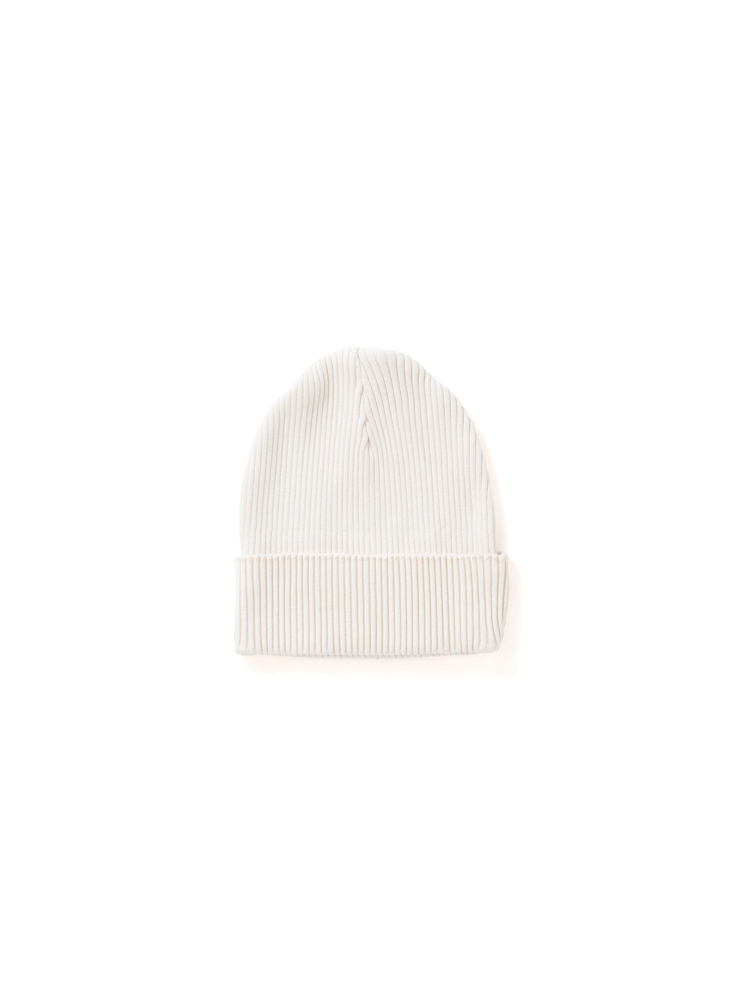 【Perfect ribs® - パーフェクトリブス】Rib Beanie Cap / Ivory(ニット帽/アイボリー)
