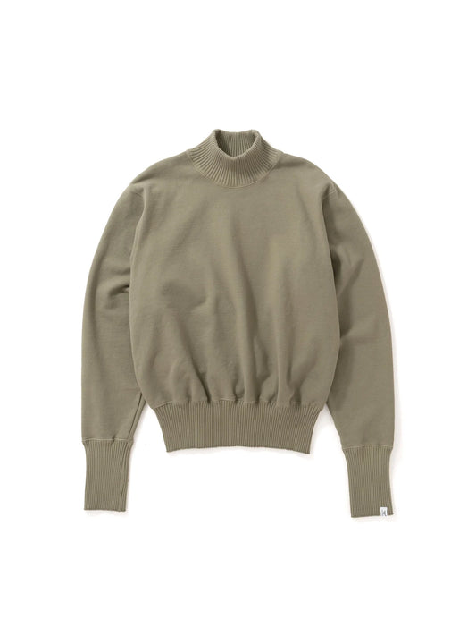 【Perfect ribs® - パーフェクトリブス】Turtle Neck Sweat Shirts / Army Green(タートルネックスウェットシャツ/アーミーグリーン)