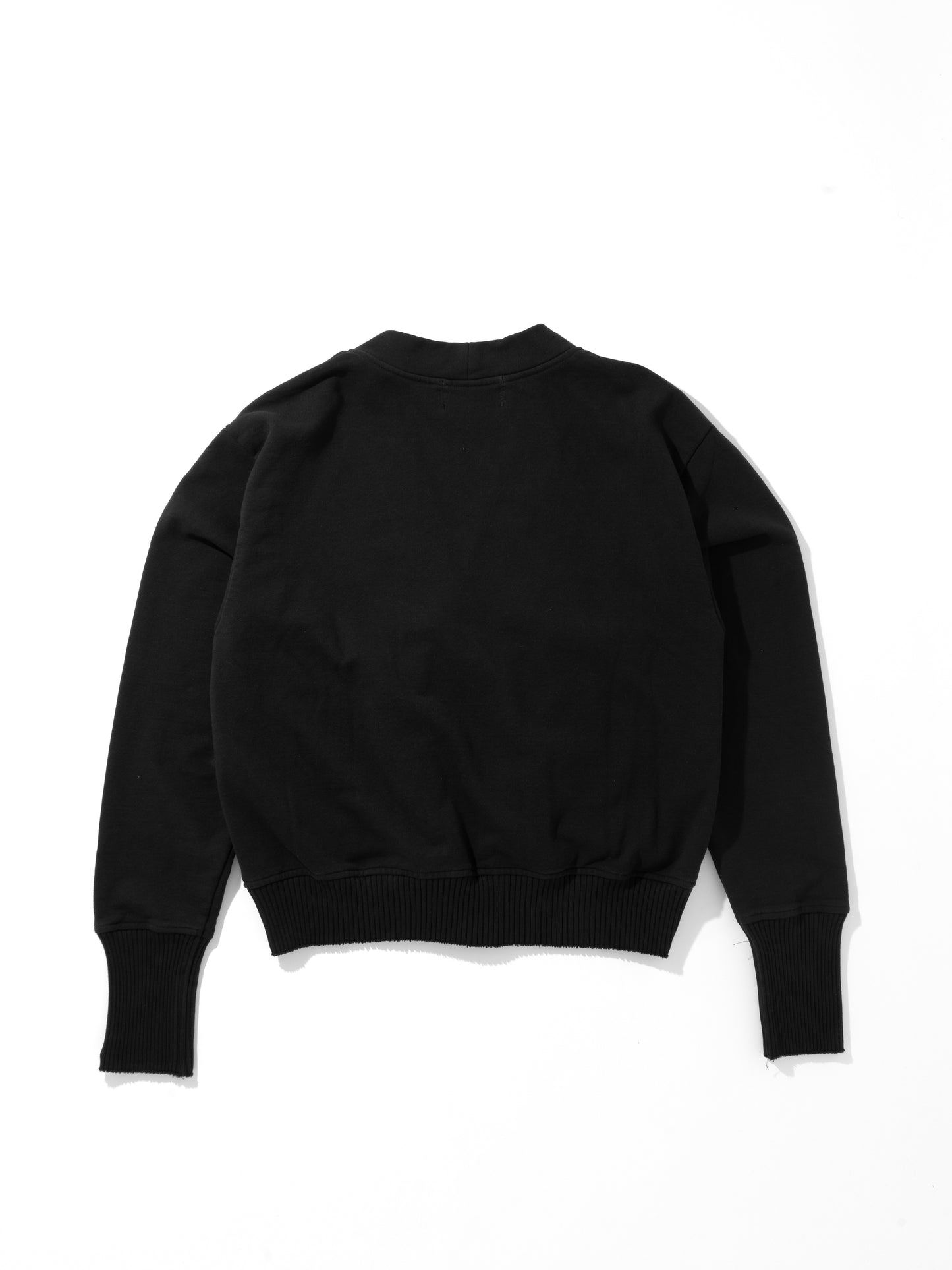 【Perfect ribs® - パーフェクトリブス】Basic Sweat Cardigan / BLACK (カーディガン/ブラック)