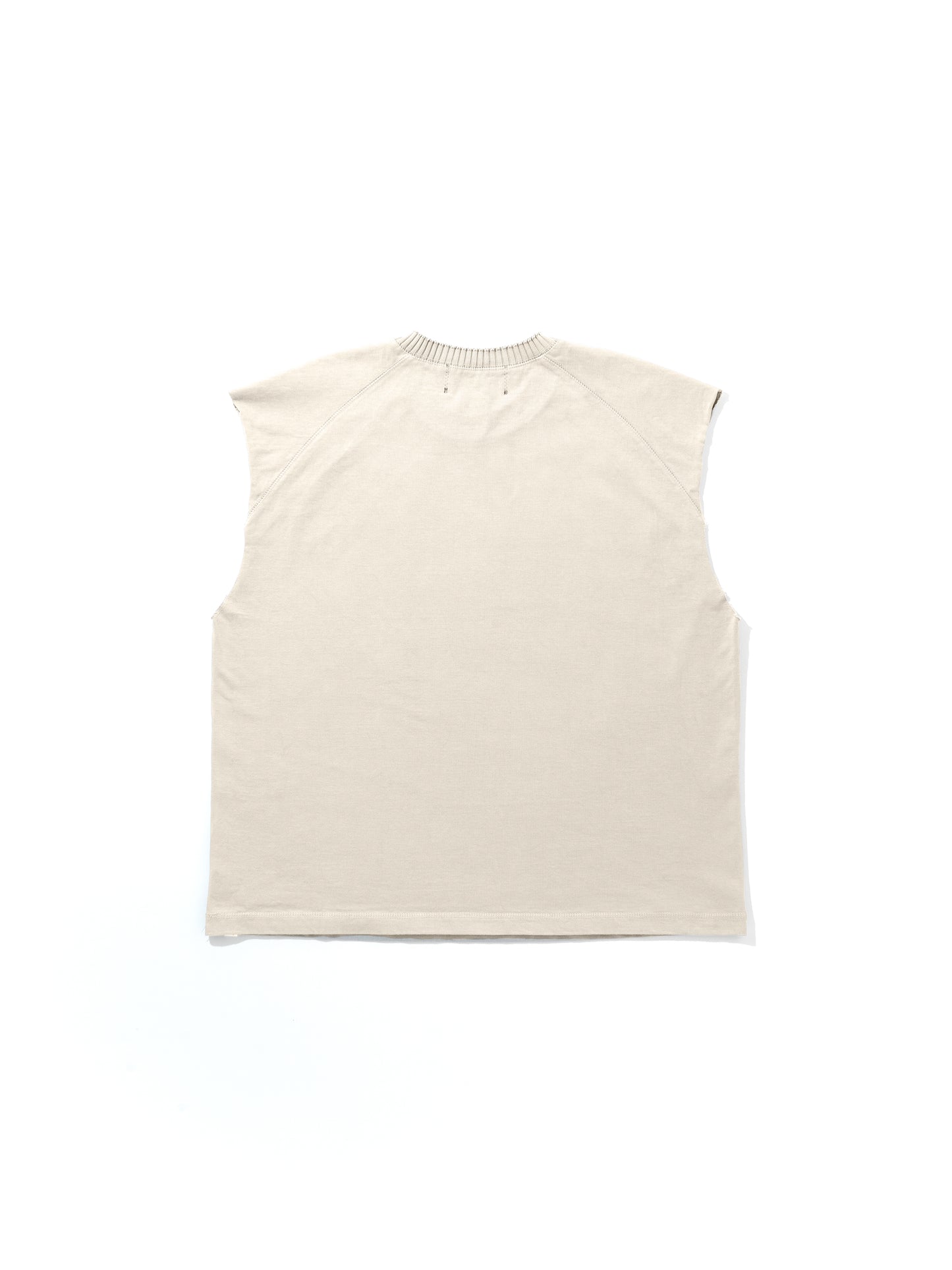 【Perfect ribs® - パーフェクトリブス】Sleeveless Top / Ivory (スリーブレストップ/アイボリー)