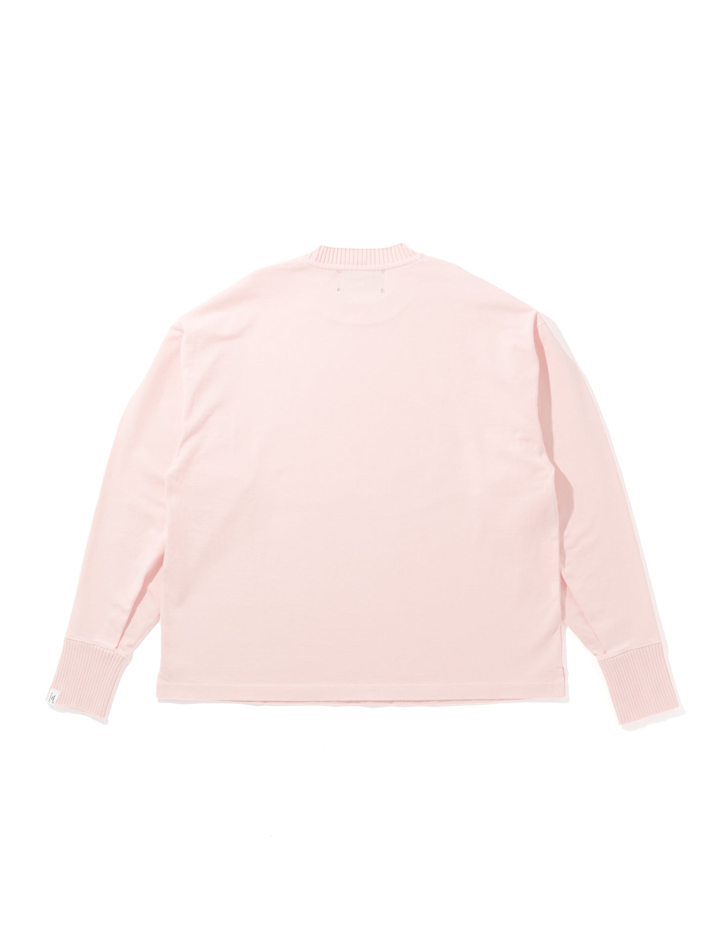 【Perfect ribs® - パーフェクトリブス】Side Slit Long Sleeve T Shirts / Pink (Tシャツ/ピンク)