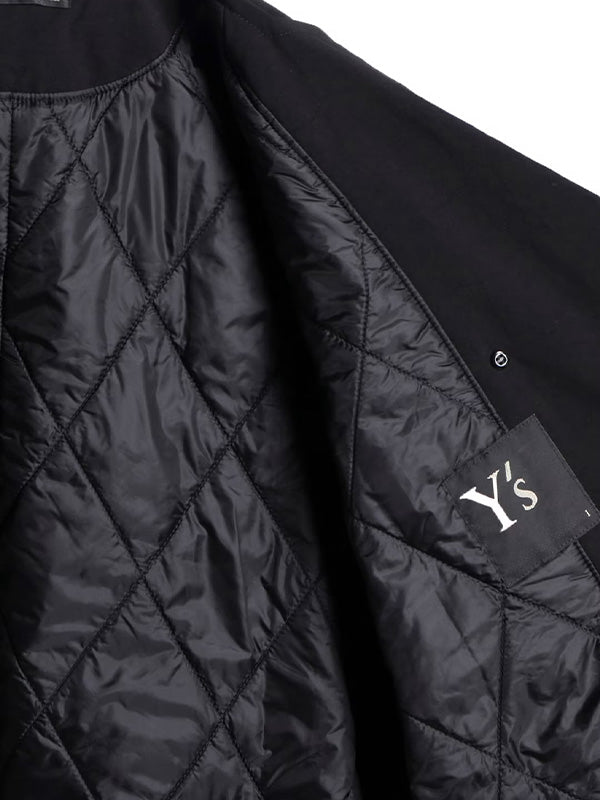 【Y's - ワイズ】NY/ VINTAGE OXFORD TRENCH COAT / BLACK (コート/ブラック)