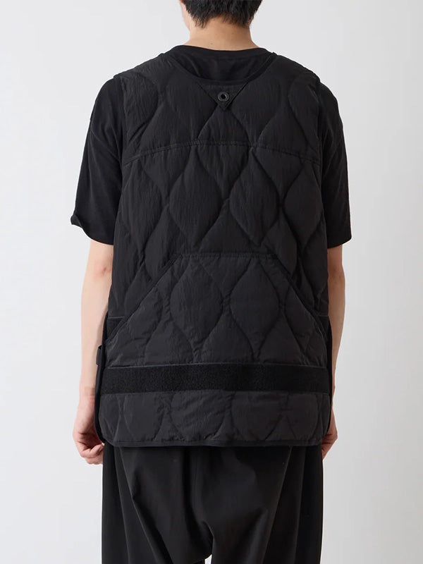 【White Mountaineering - ホワイトマウンテニアリング】WM × TAION QUILTING DOWN VEST / BLACK (ベスト/ブラック)