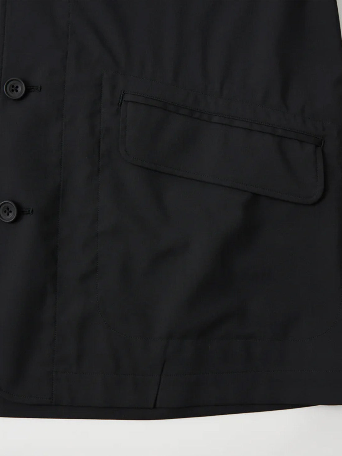 【White Mountaineering - ホワイトマウンテニアリング】3B LAPELED JACKET / BLACK (ジャケット/ブラック)