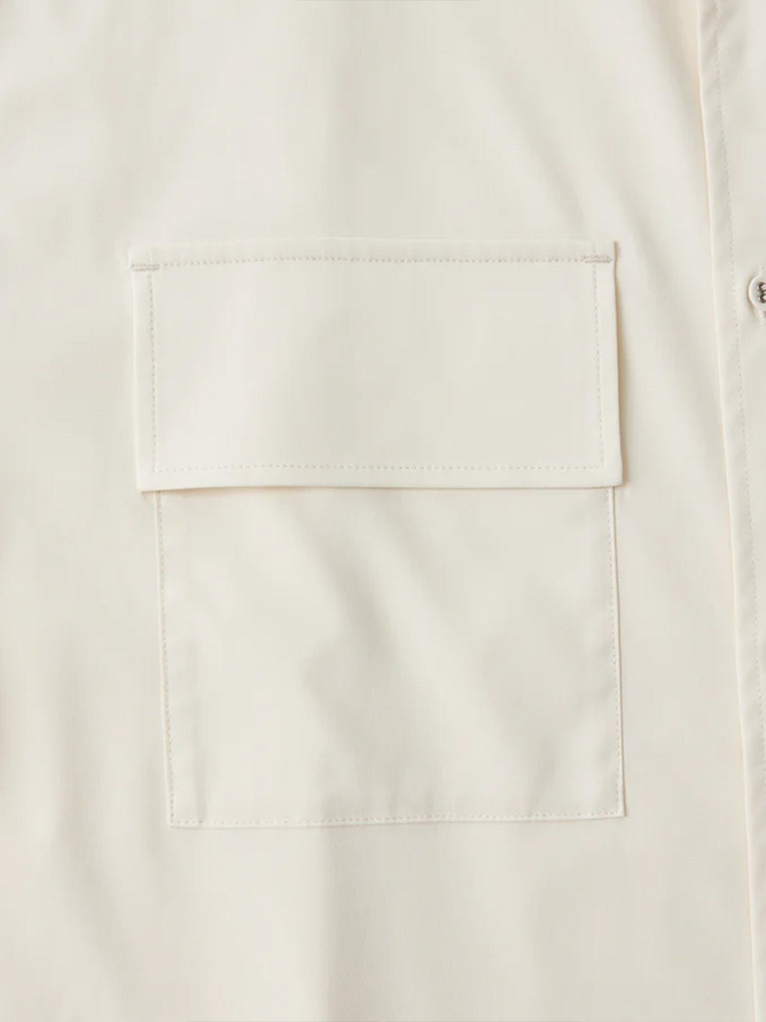 【White Mountaineering - ホワイトマウンテニアリング】REGULAR COLLAR SHIRT / IVORY (シャツ/アイボリー)