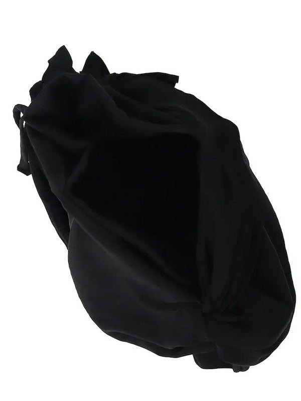 【Y's - ワイズ】TA/PE CREPE DE CHINE MINI FUROSHIKI BAG / BLACK (バッグ/ブラック)